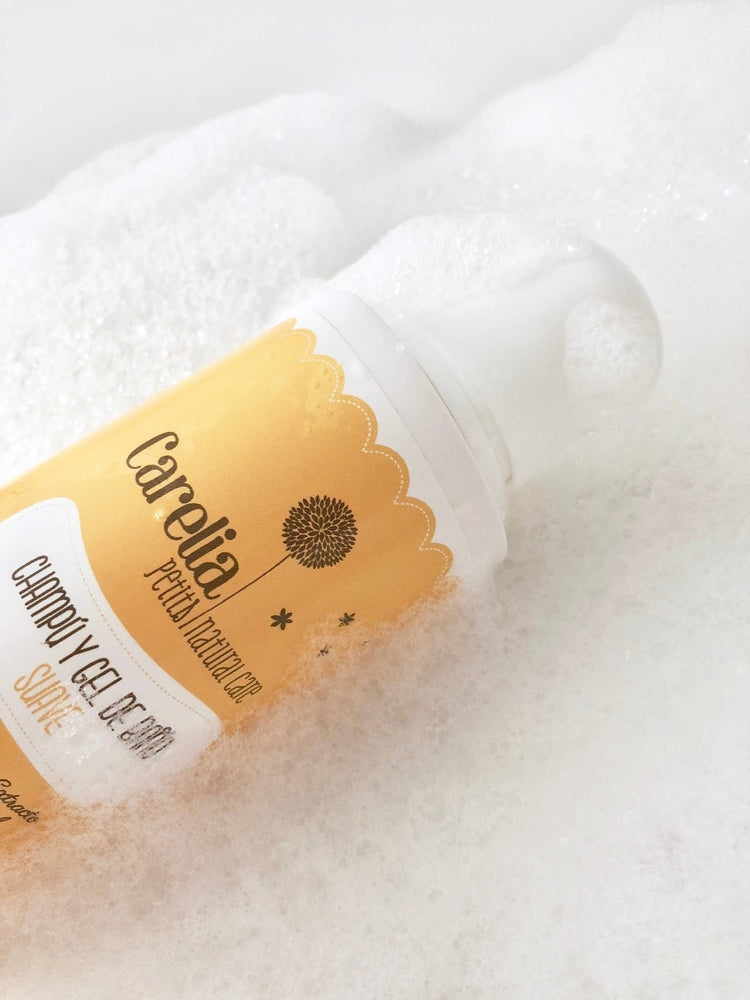 Detalii șampon și gel de baie Carelia Petits, 200 ml