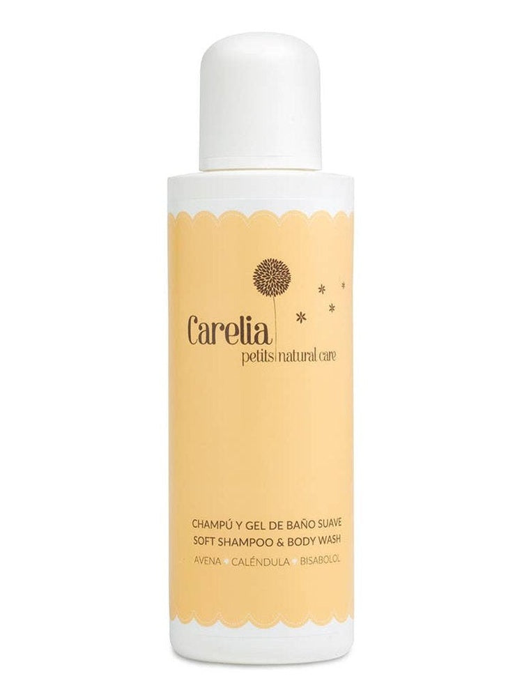 Șampon și gel de baie Carelia Petits pentru bebeluși și copii, 200 ml